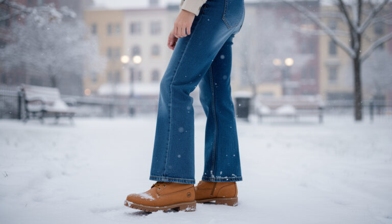 Flare jeans are back: Here is the ONLY boot that works for the snowfall