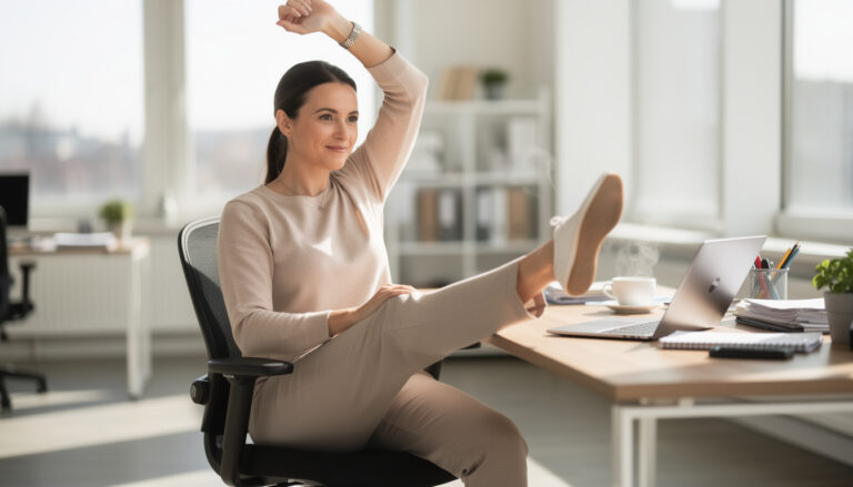 The desk workout that burns 100 calories without leaving your chair