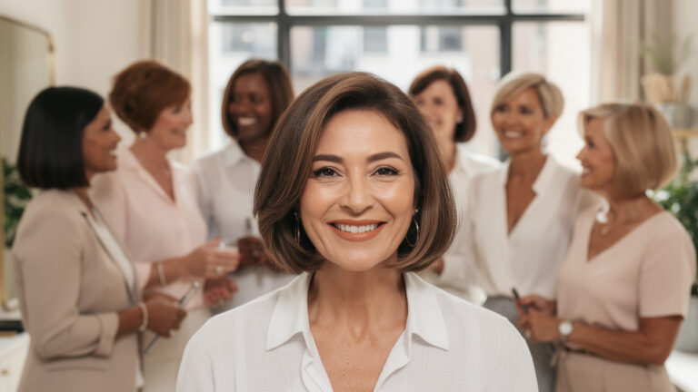 9 bob haircuts that stylists say are the most flattering for women over 50