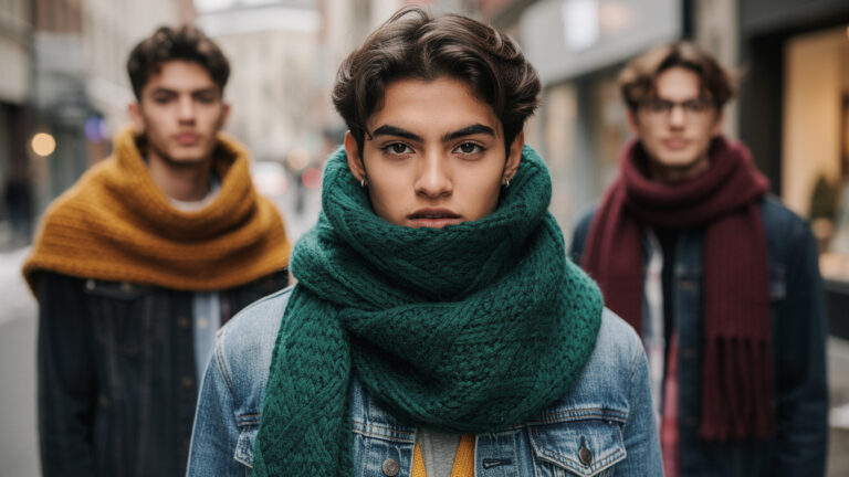 The 3 secret ways Gen Z is wearing chunky scarves to look instantly chic