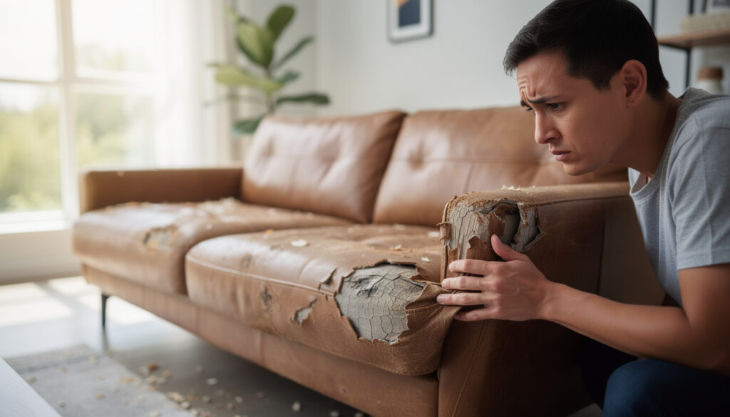 discover the one material to avoid when buying a new sofa to ensure long-term value and durability for your investment.