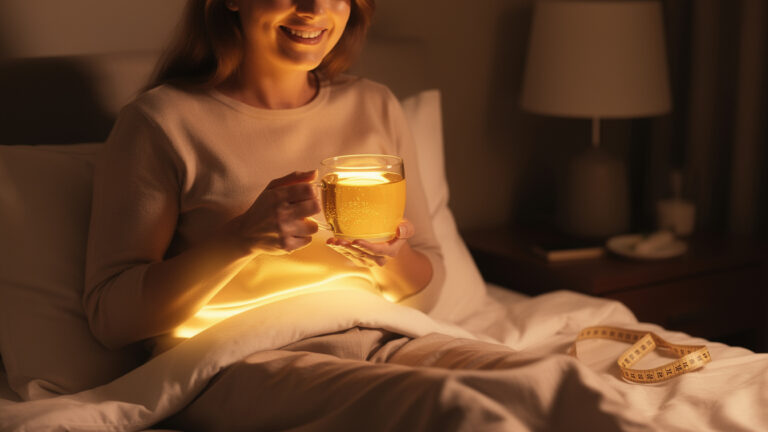 The ‘golden liquid’ you should drink before bed to torch belly fat while you sleep