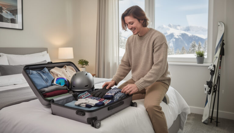 Two-week ski packing in ONE CARRY-ON—here’s how